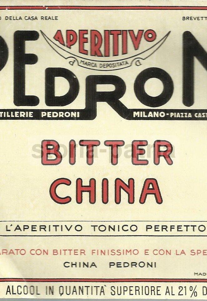 Enologia, Vini, Liquori, Aperitivo, Bitter China, Tonico, Distilleria Pedroni, Milano immagine 2