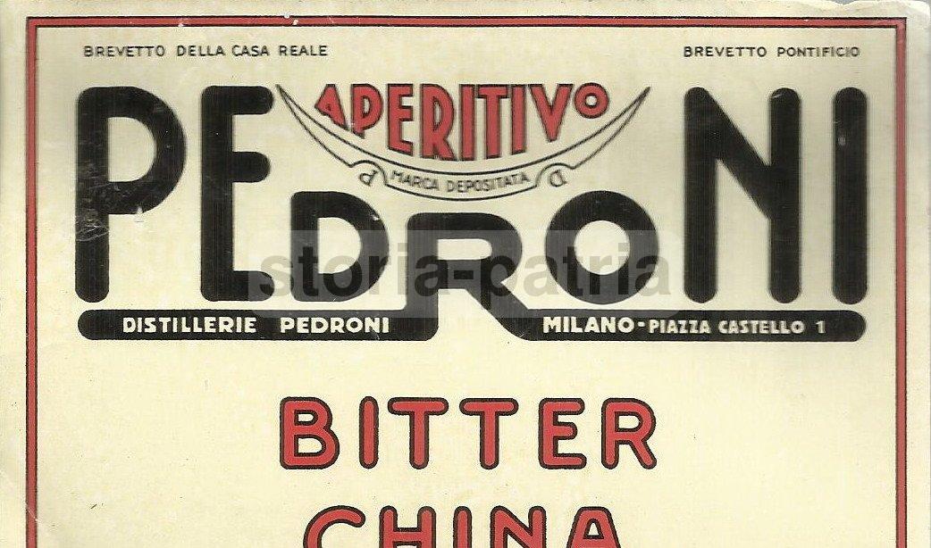 Enologia, Vini, Liquori, Aperitivo, Bitter China, Tonico, Distilleria Pedroni, Milano immagine 3