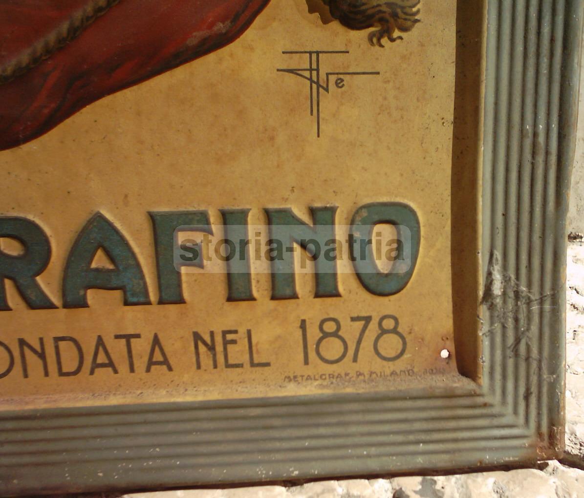 Enologia, Vini, Uva, Passito, Serafino, Grande Bellissima Targa Pubblicitaria, Canale immagine 4