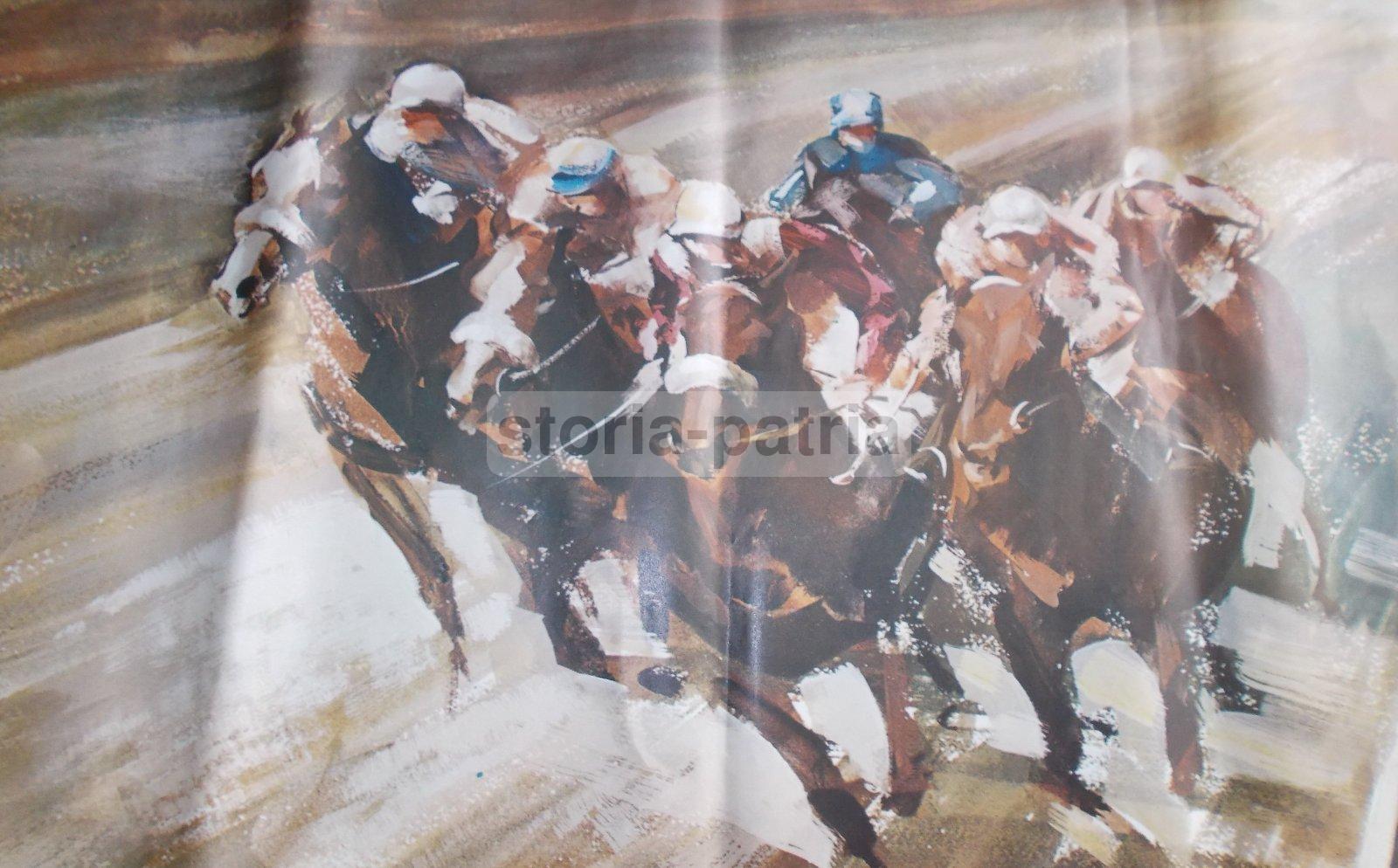 Equitazione, Ippica, Cavalli, Grande Manifesto Propagandistico, Unire, Razze Equine immagine 2
