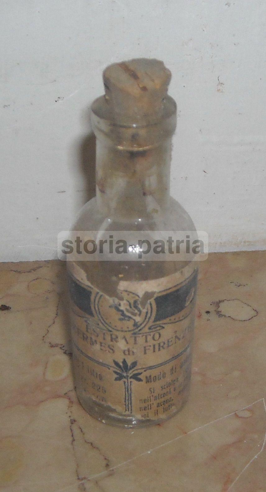 Erboristeria, Liquori, Antica Bottiglina, Estratto, Alkermes Di Firenze, d'Epoca immagine 1