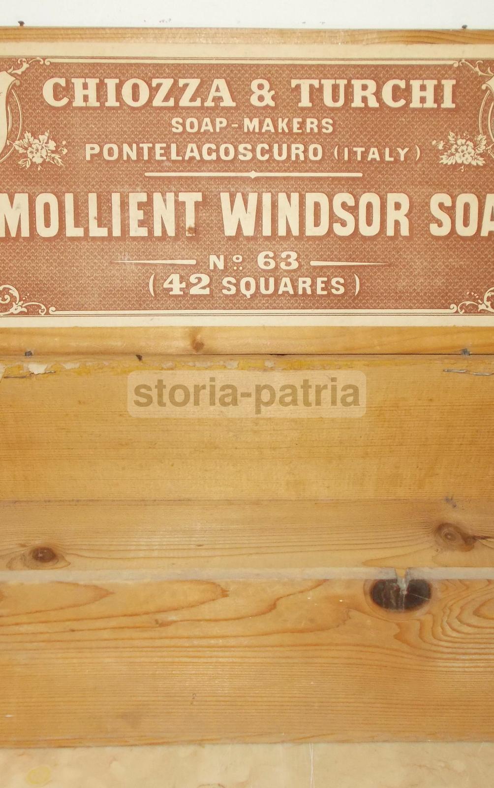 Ferrara, Pontelagoscuro, Antica Pubblicitaria, Chiozza Turchi, Saponi, Soap, Araldica immagine 2