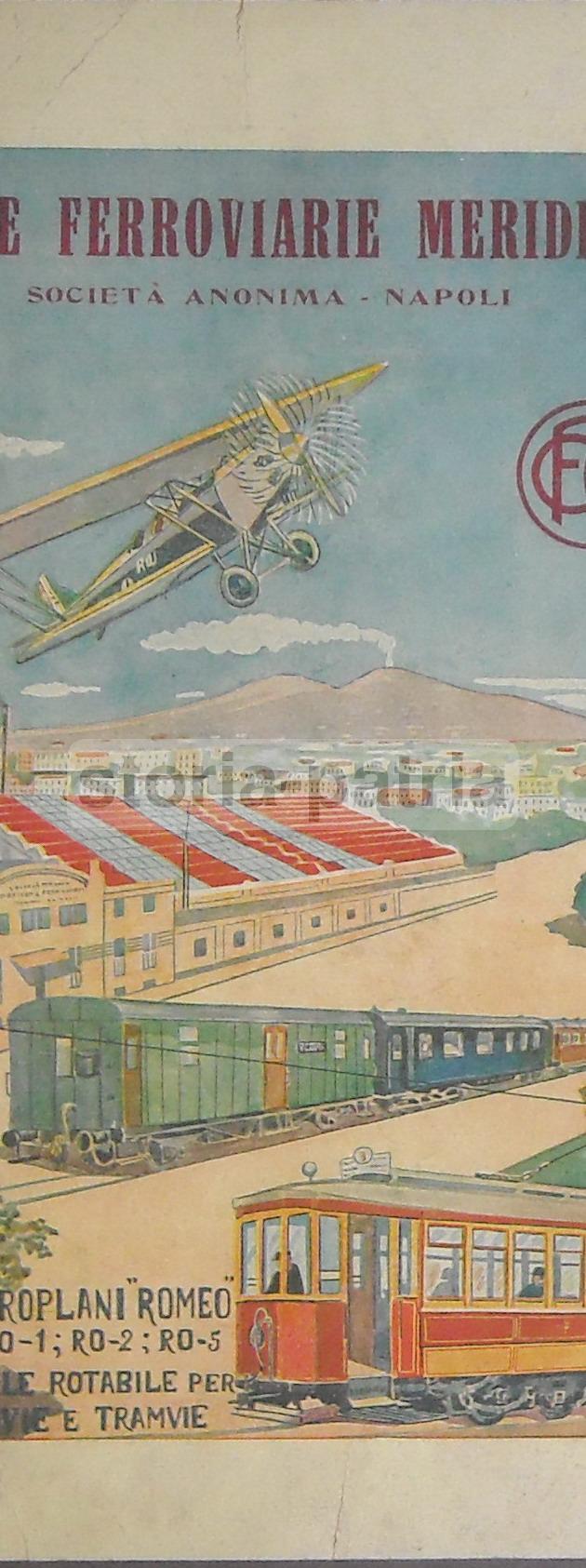 Ferrovie Napoletane, Tramvie, Officine Ferroviarie, Treni, Aeroplani Romeo, Vesuvio immagine 3