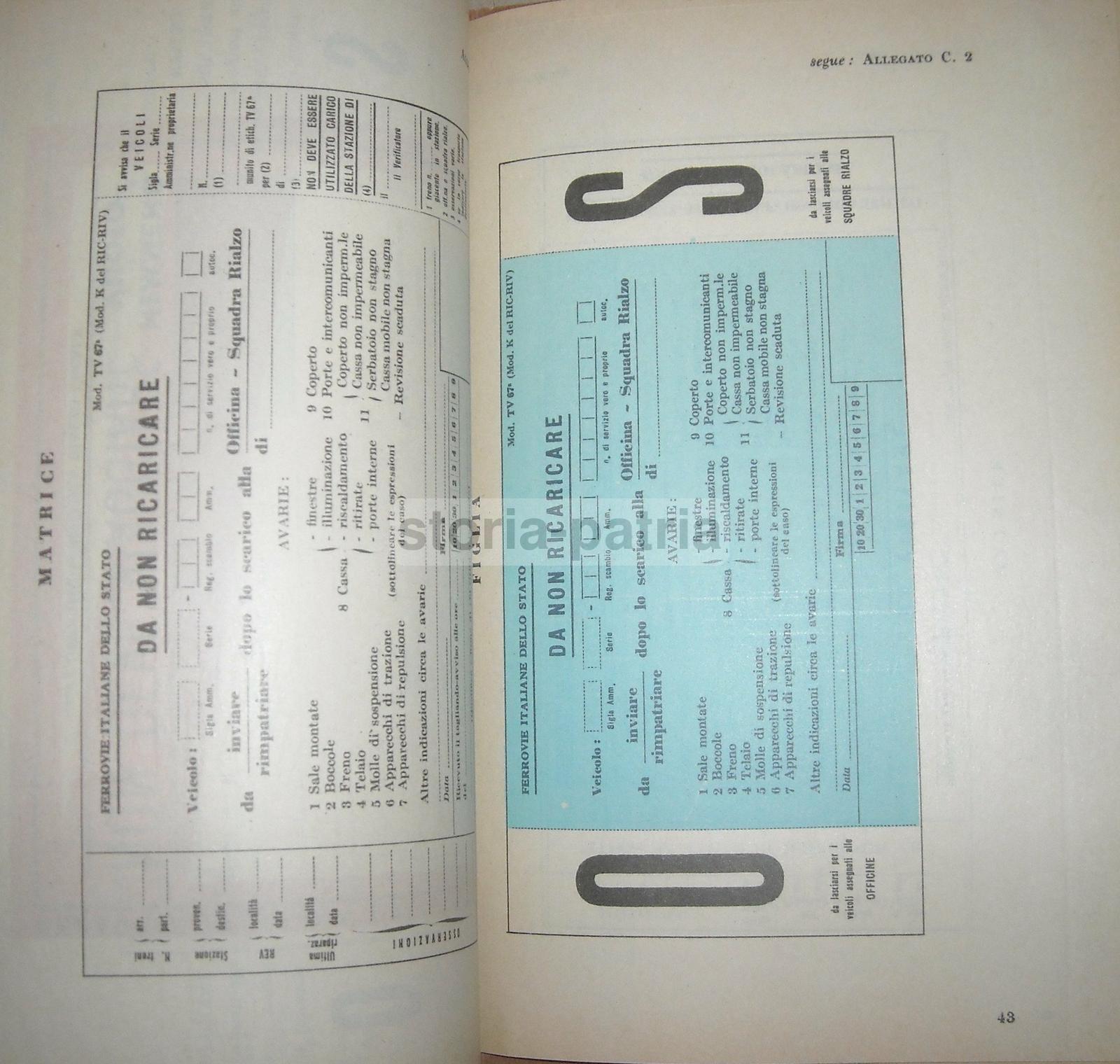 Ferrovie, Treni, Manuale Illustrativo, Segnalazioni, Tecnica, Riparazione Vagoni immagine 1