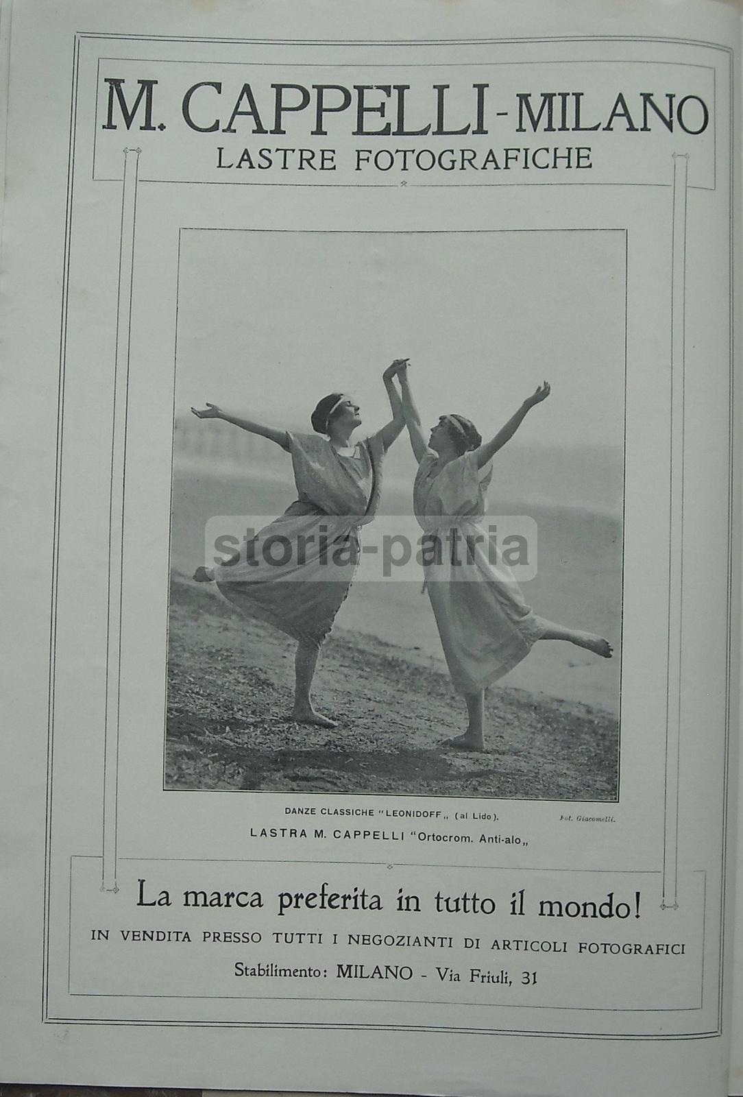 Fotografia, Lastre Fotografiche Cappelli, Danza Classica, Leonidoff, Mobiloils, Auto immagine 1