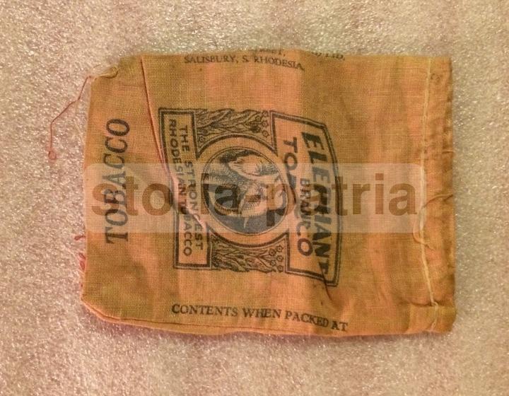 Fumo, Raro Astuccio, Tela Pubblicitaria, Elephant, Rhodesian Tobacco, Da Collezione immagine 2