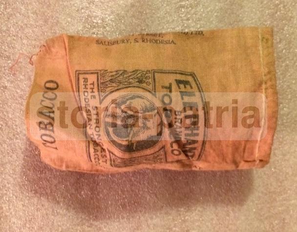 Fumo, Raro Astuccio, Tela Pubblicitaria, Elephant, Rhodesian Tobacco, Da Collezione immagine 5