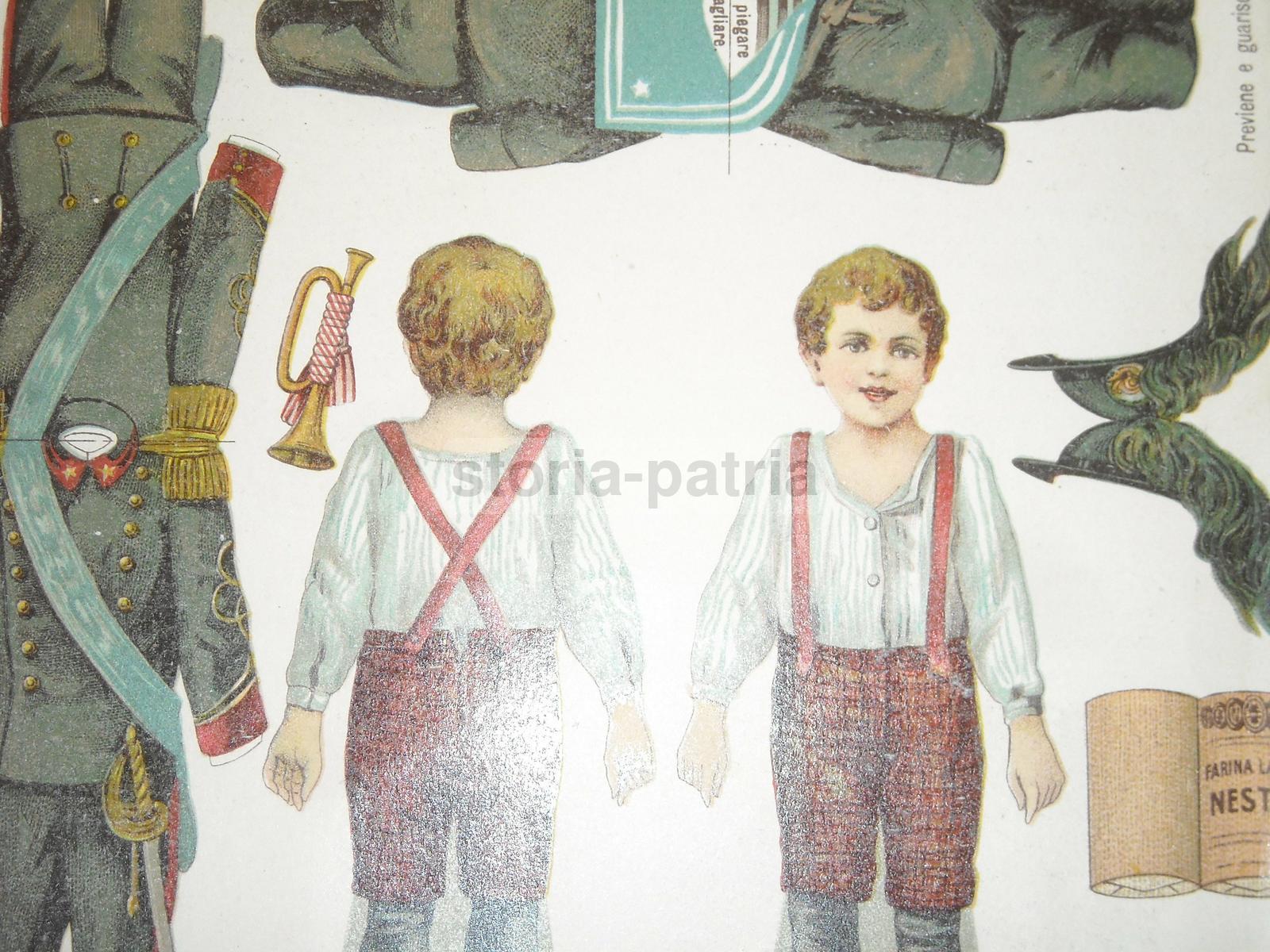 Giochi Per Bambini, Bambolotto Da Vestire, Militaria, Medicina, Pediatria, Nestle immagine 5
