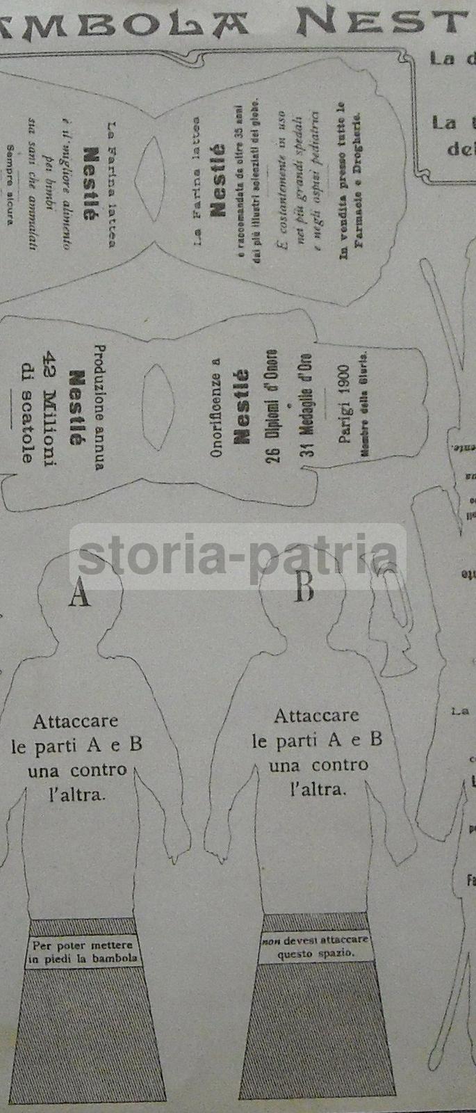 Giochi Per Bambini, Bambolotto Da Vestire, Militaria, Medicina, Pediatria, Nestle immagine 6