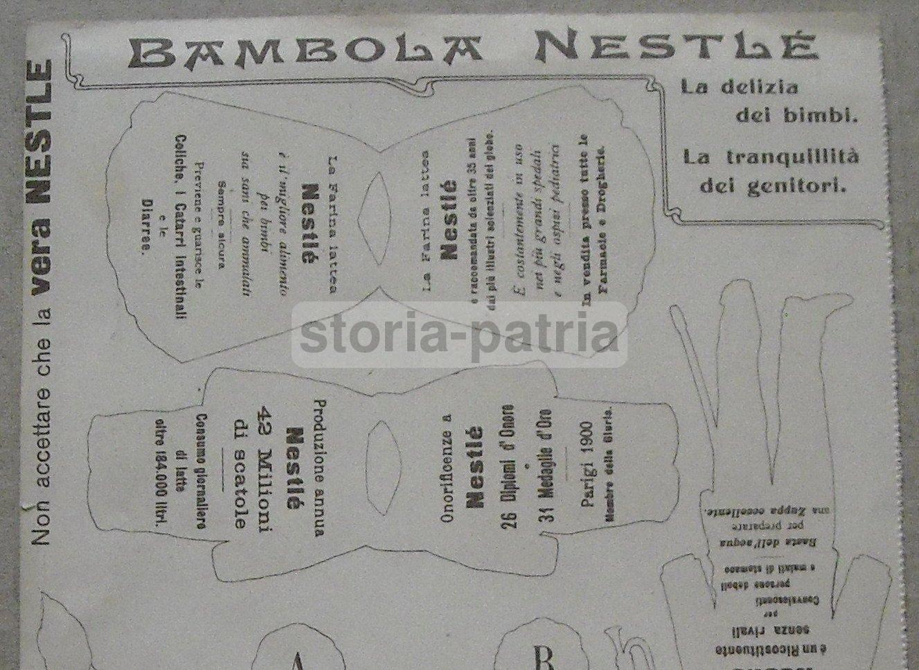 Giochi Per Bambini, Bambolotto Da Vestire, Militaria, Medicina, Pediatria, Nestle immagine 7