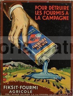Insetticida Per Formche, Agricoltura, Stampa Pubblicitaria, Fiksit Fourmi Agricole immagine 1
