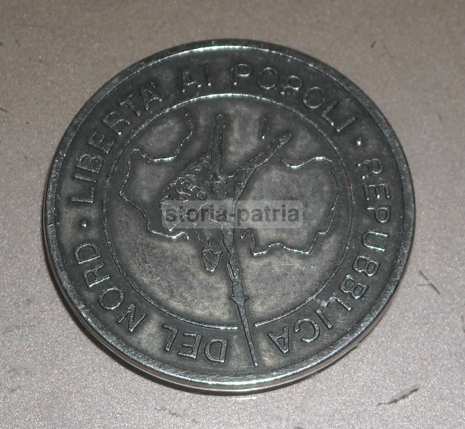 Inusuale Gettone Pubblicitario, Numismatica, Lega Nord, Decorativo, Da Collezione immagine 2