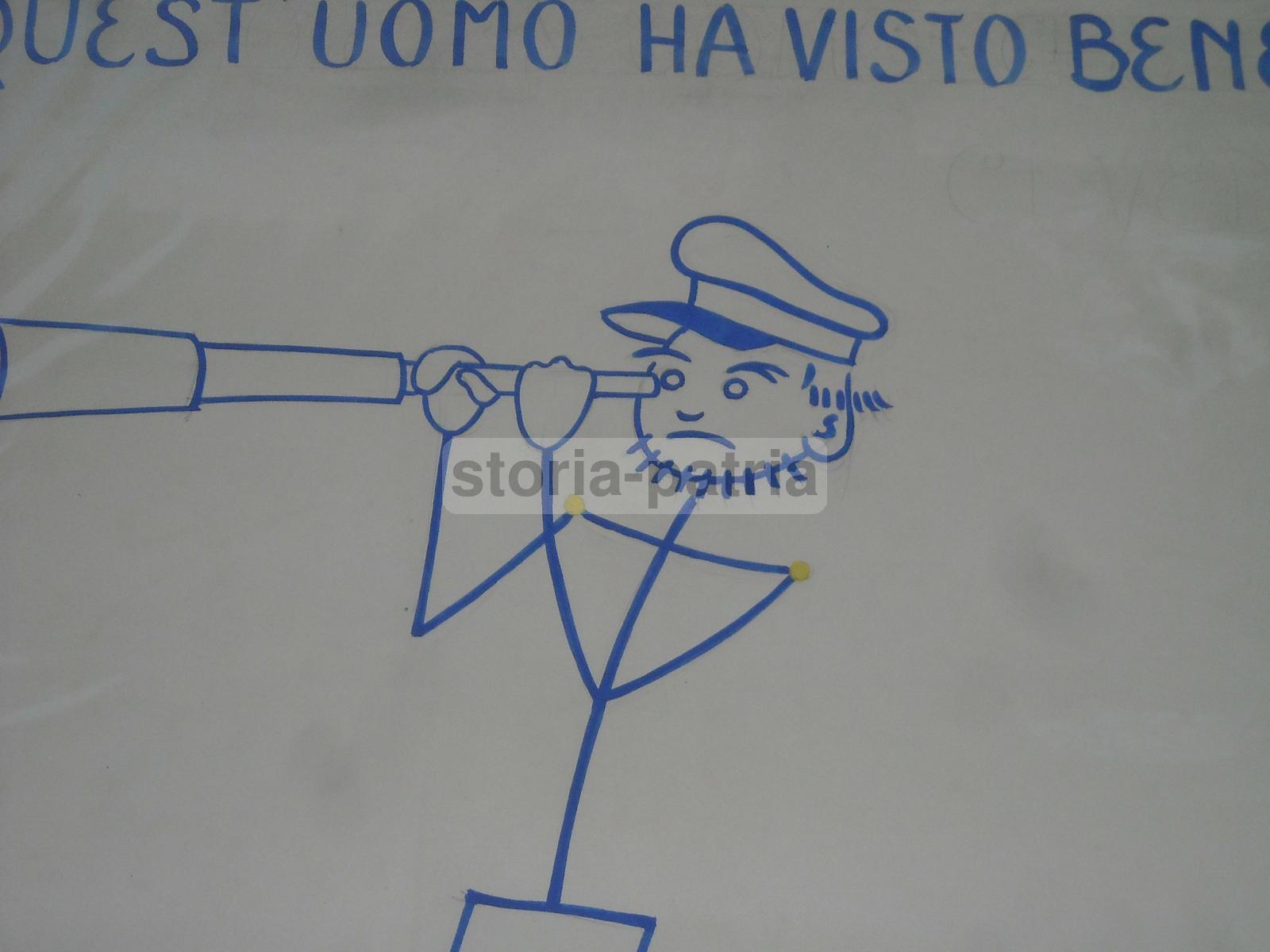 Inusuale Rara Pubblicitaria, Grande Manifesto Decorativo, Pupazzettato, Bozzetto immagine 1