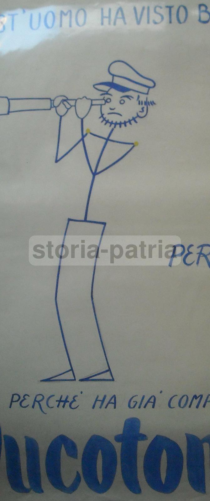 Inusuale Rara Pubblicitaria, Grande Manifesto Decorativo, Pupazzettato, Bozzetto immagine 4