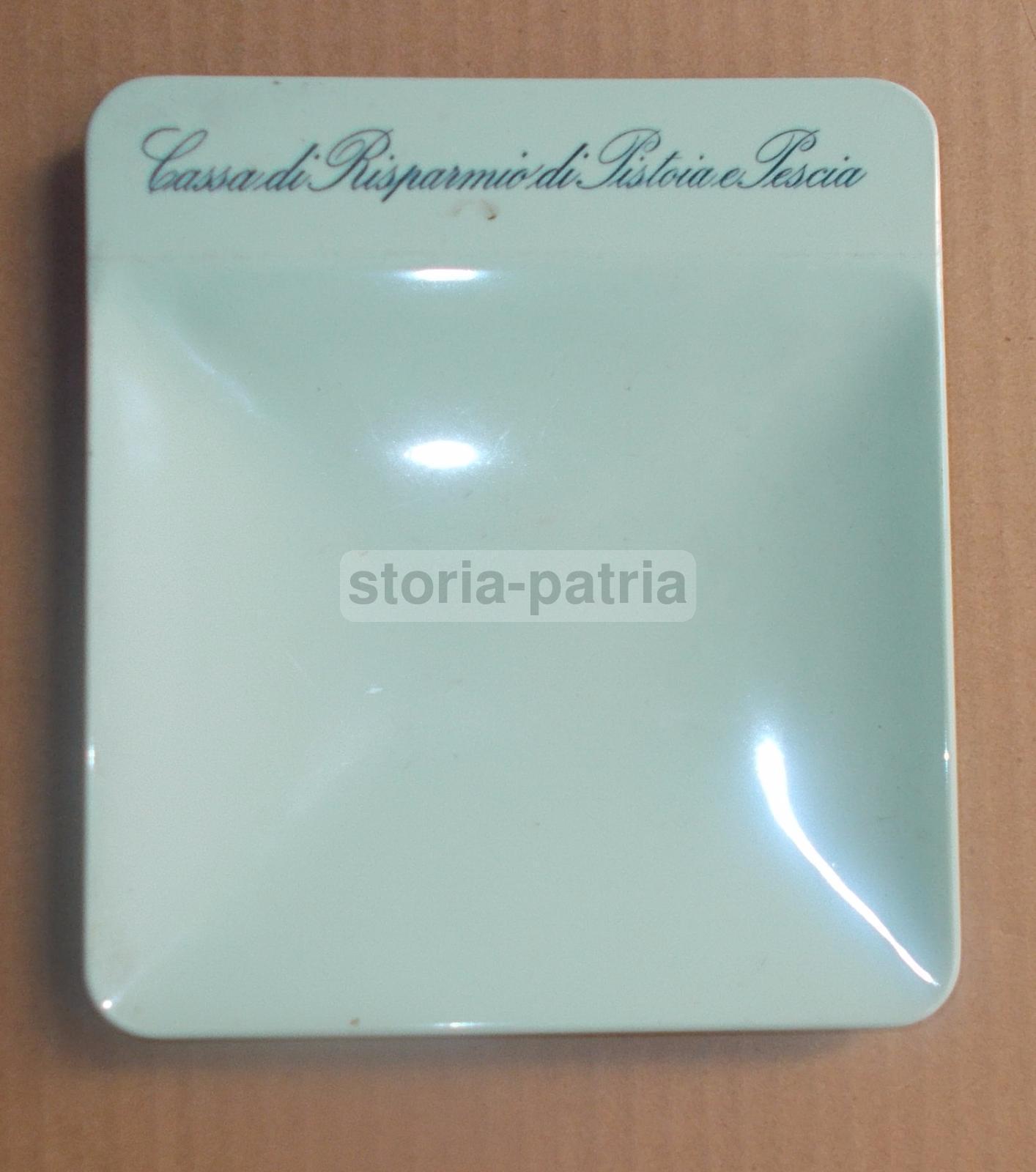 Inusuale Soprammobile Pubblicitario, Pistoia, Pescia, Banche, Cassa Di Risparmio immagine 1