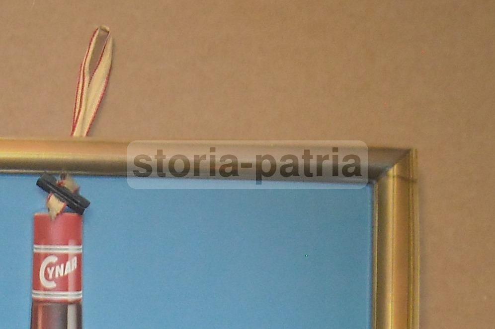 Liquori, Amaro, Inusuale Bella Locandina Pubblicitaria, Cynar, Carciofi, Plasticolor immagine 5