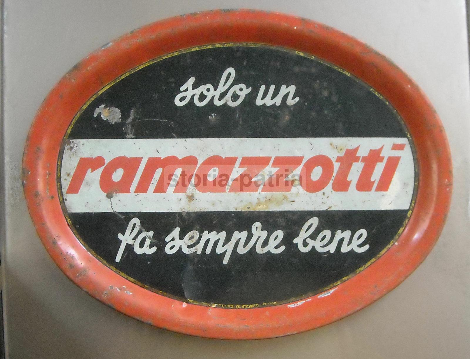 Liquori, Amaro, Ramazzotti, Vecchia Pubblicitaria, Latta Decorativa, Da Collezione immagine 1