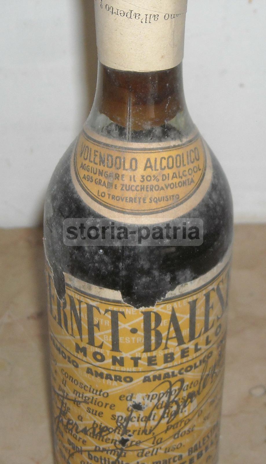 Liquori, Distillazione, Amaro, Vicenza, Montebello, Fernet, Bottiglia Da Collezione immagine 4