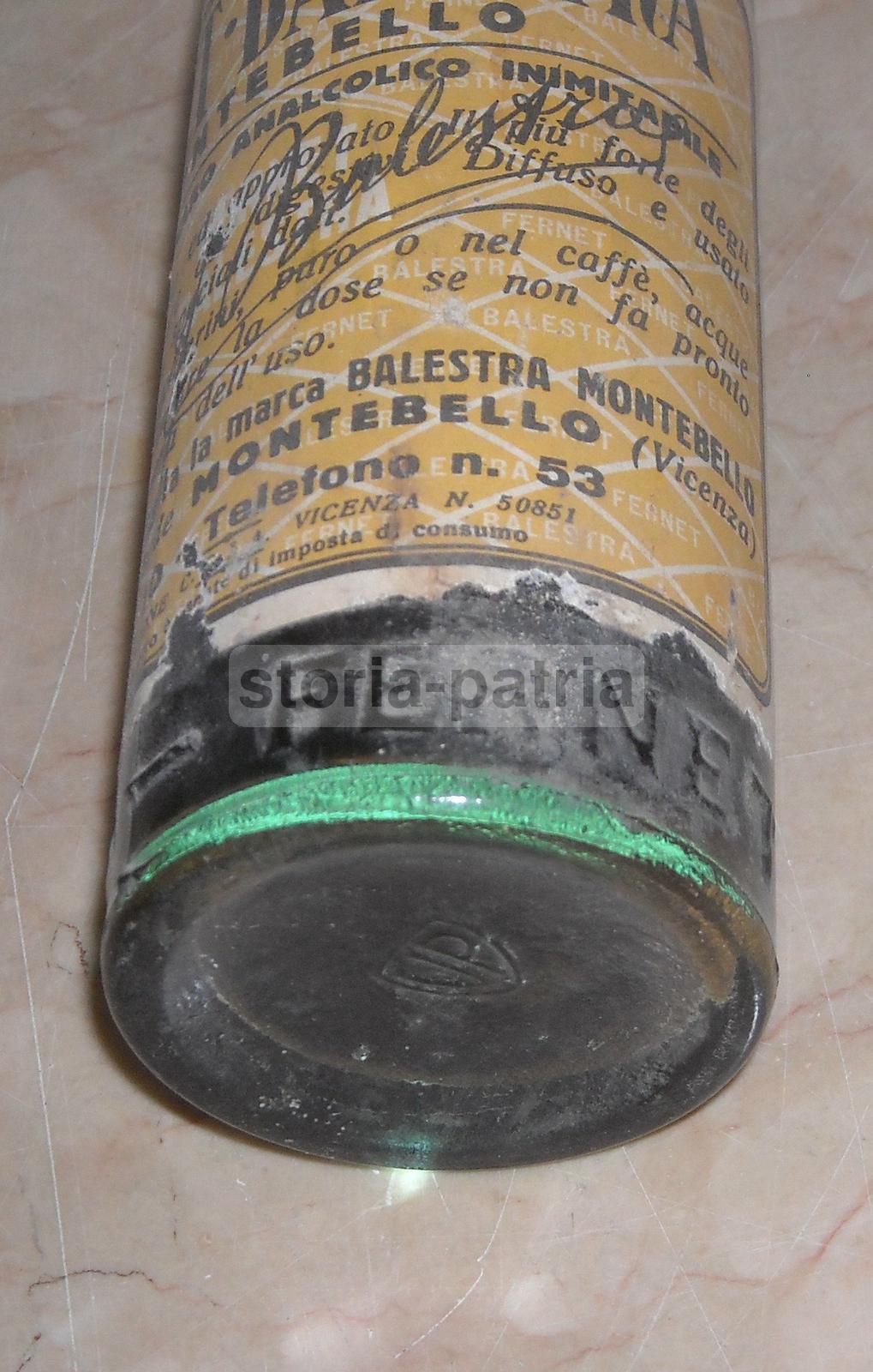 Liquori, Distillazione, Amaro, Vicenza, Montebello, Fernet, Bottiglia Da Collezione immagine 7