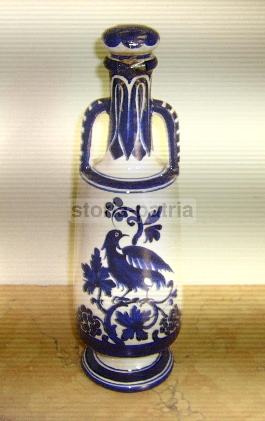 Liquori, Distillerie Pedroni, Milano, Bottiglia In Ceramica, Pubblicitaria, Faenza immagine 1