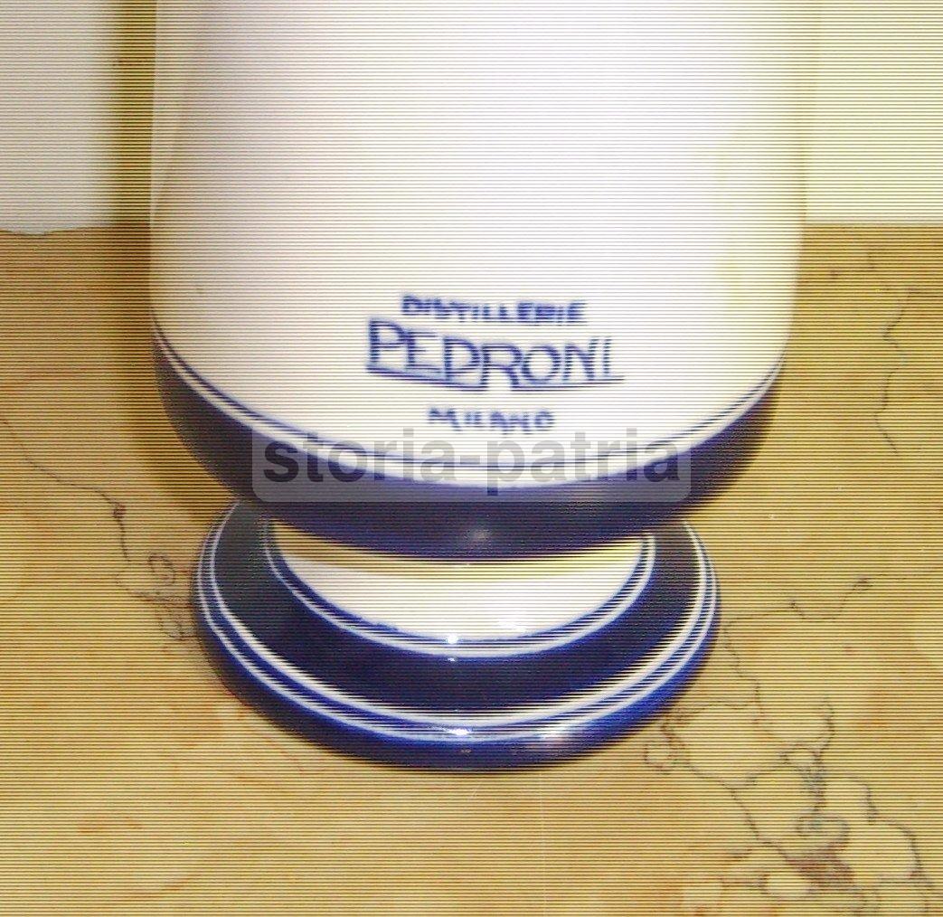 Liquori, Distillerie Pedroni, Milano, Bottiglia In Ceramica, Pubblicitaria, Faenza immagine 2