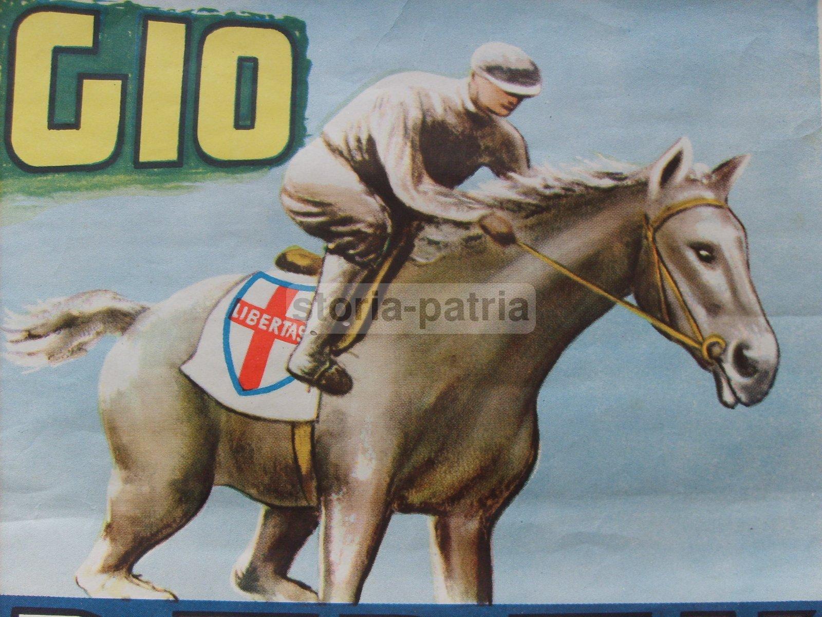 Lotterie, Politica, Democrazia Cristiana, Partito Comunista, Equitazione, Manifesto immagine 5