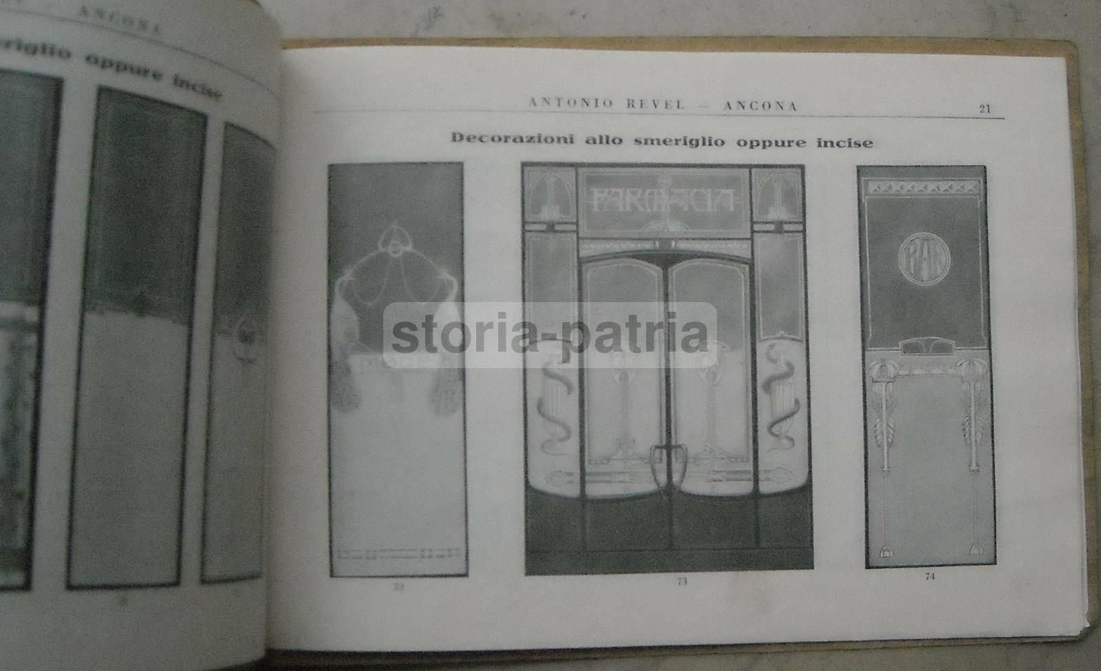 Marche, Ancona, Vetreria, Vetri Molati Incisi Pubblicitari, Revel, Brescia, Puglia immagine 13