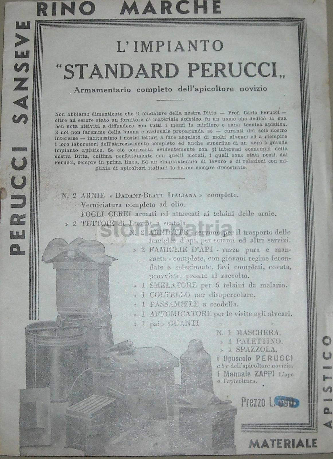 Marche, Sanseverino, Apicoltura, Api, Miele, Cera, Arnie, Attrezzatura, Perucci, Catalogo immagine 1