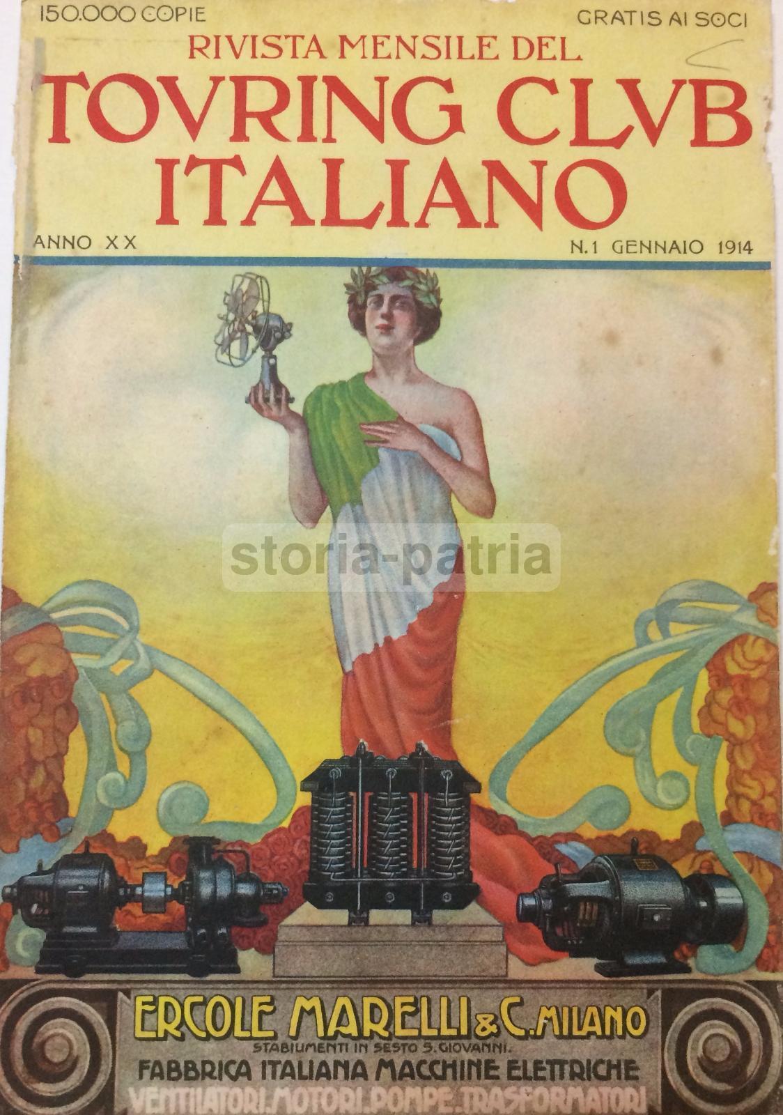 Marelli, Elettricita, Ventilatore, Tudor, Columb, Stampa Pubblicitaria d'Epoca, 1914 immagine 1