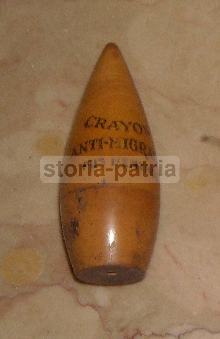 Medicina, Farmacia, Crayon Anti Migraine, Mentolo, Antica Pubblicitaria, Astuccio immagine 1