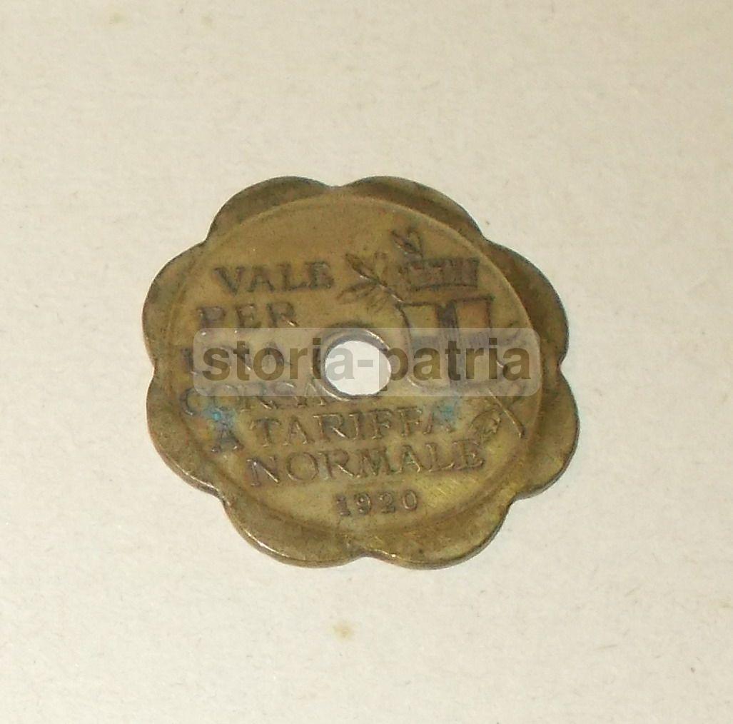 Milano, Tram, Tramvie Milanesi, Araldica, Antico Gettone, Da Collezione, 1920, Rarita immagine 1