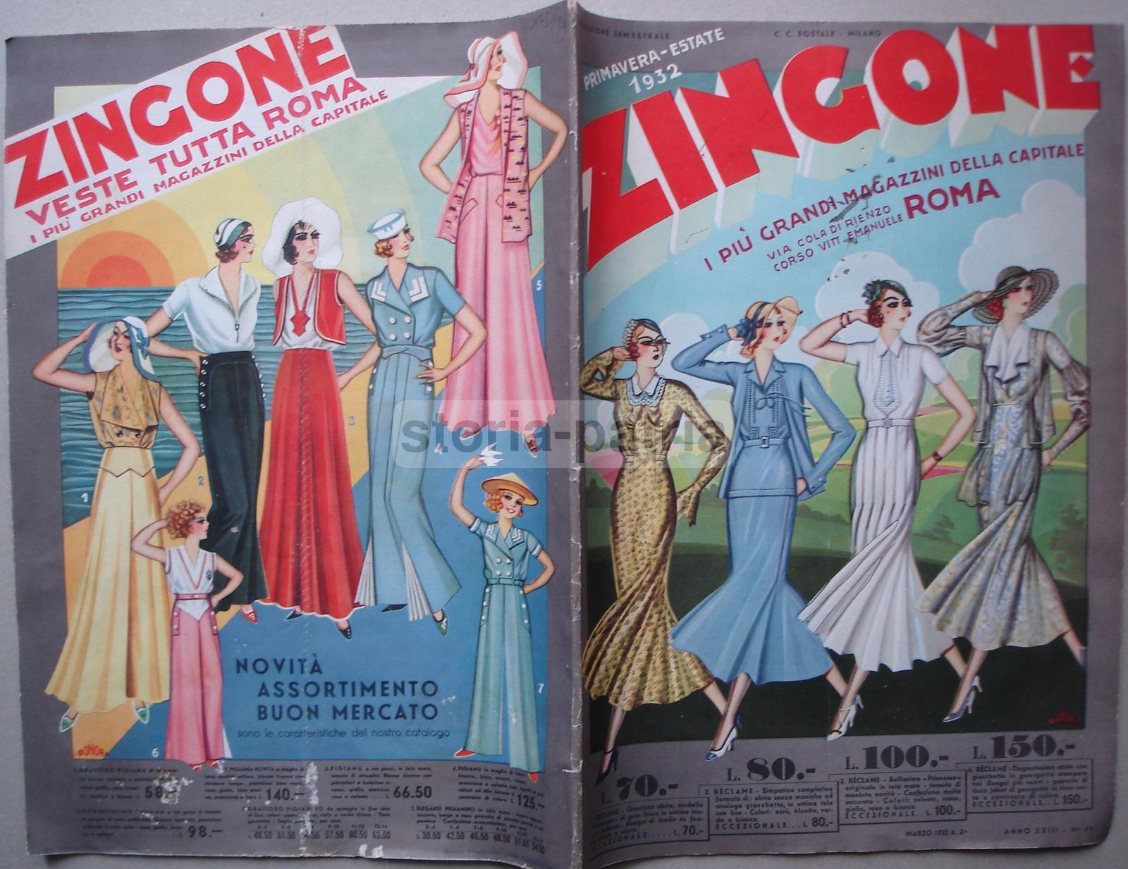 Moda, Intimo, Giocattoli, Calzature, Profumeria, Catalogo Pubblicitario, Zingone, Raro immagine 4
