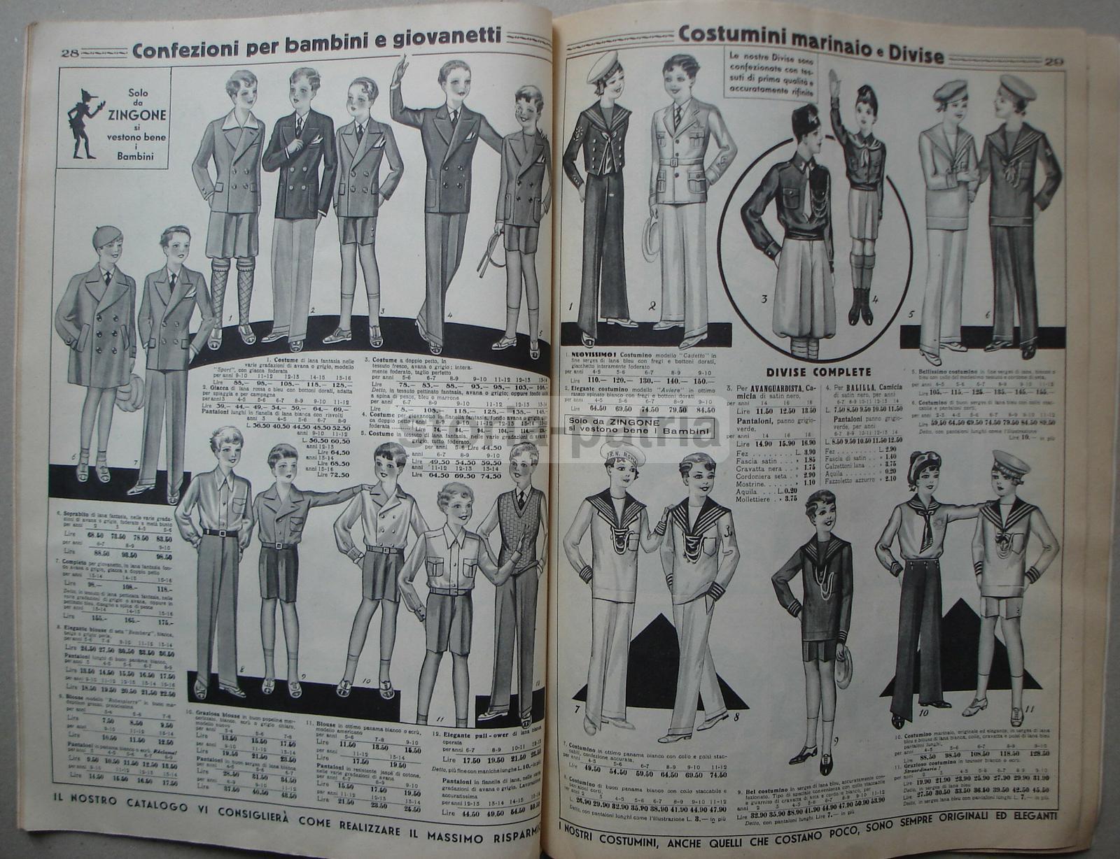 Moda, Intimo, Giocattoli, Calzature, Profumeria, Catalogo Pubblicitario, Zingone, Raro immagine 6