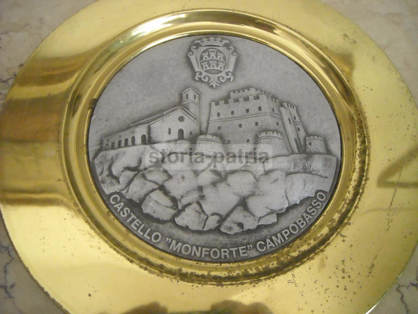 Molise, Campobasso, Castello Monforte, Prospettica Veduta, Araldica, Mastropietro immagine 2