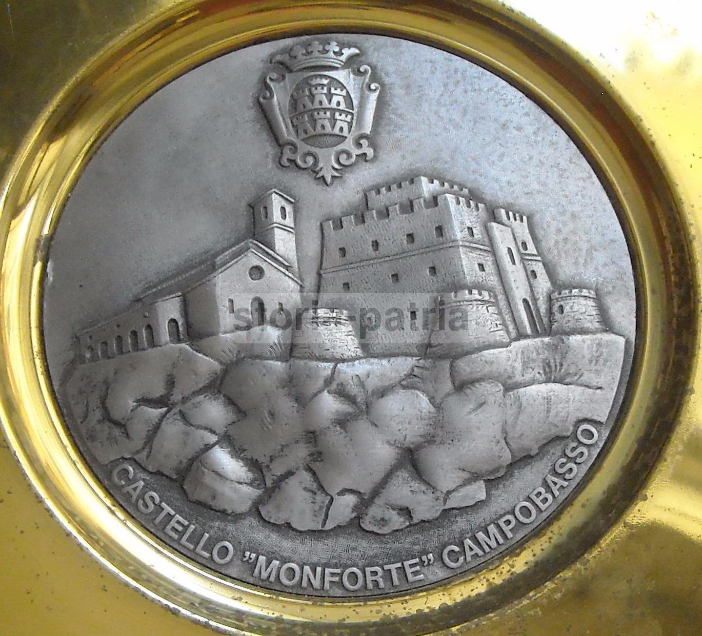 Molise, Campobasso, Castello Monforte, Prospettica Veduta, Araldica, Mastropietro immagine 3
