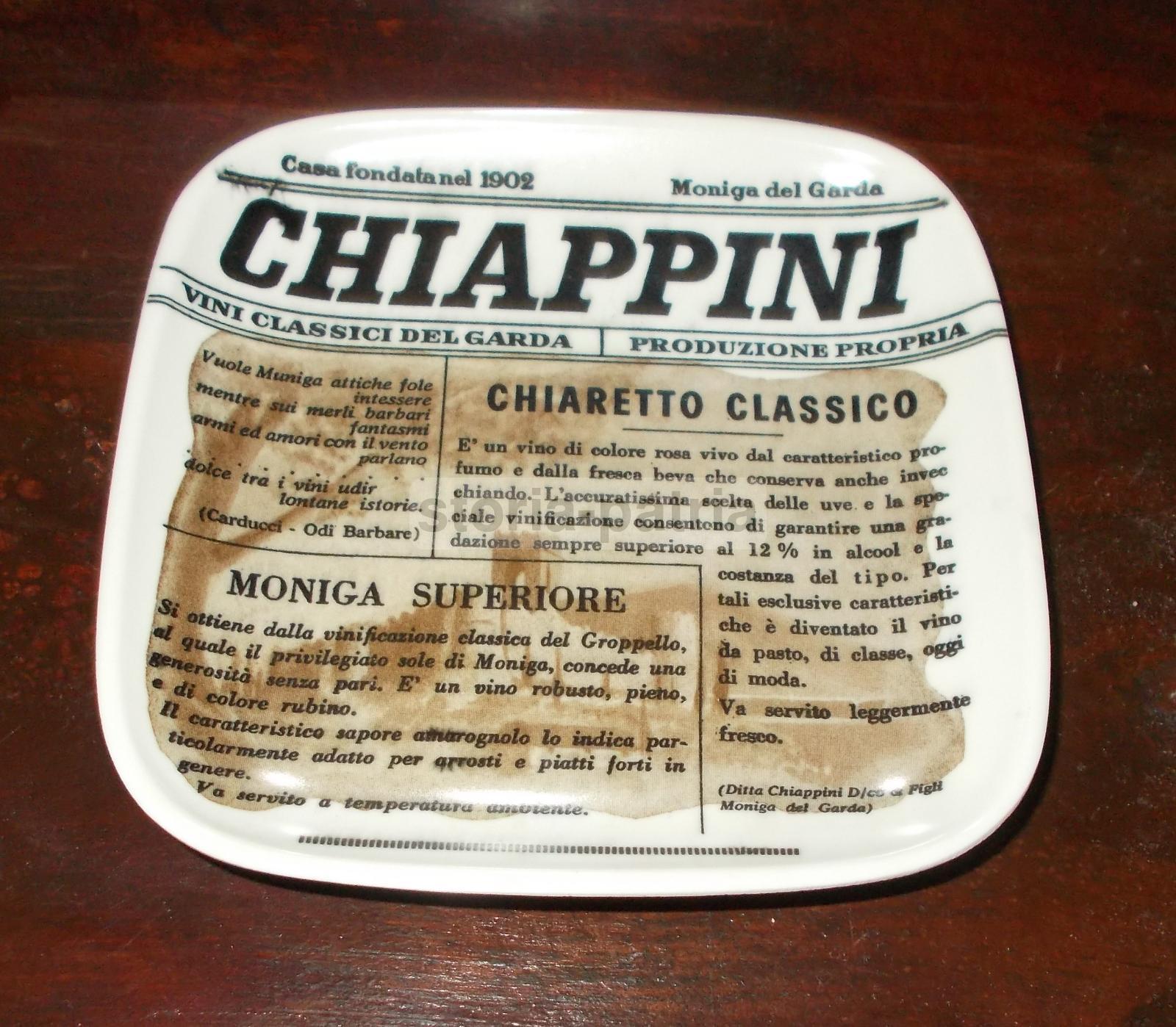 Moniga Del Garda, Enologia, Vini, Vino Chiaretto Classico, Graziosa Pubblicitaria immagine 1