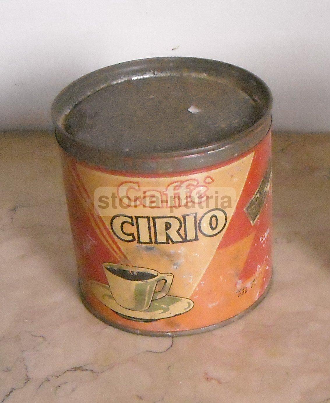 Napoli, Caffe Cirio, Scatola Rossa, Antica Pubblicitaria, Da Collezione, d'Epoca immagine 2