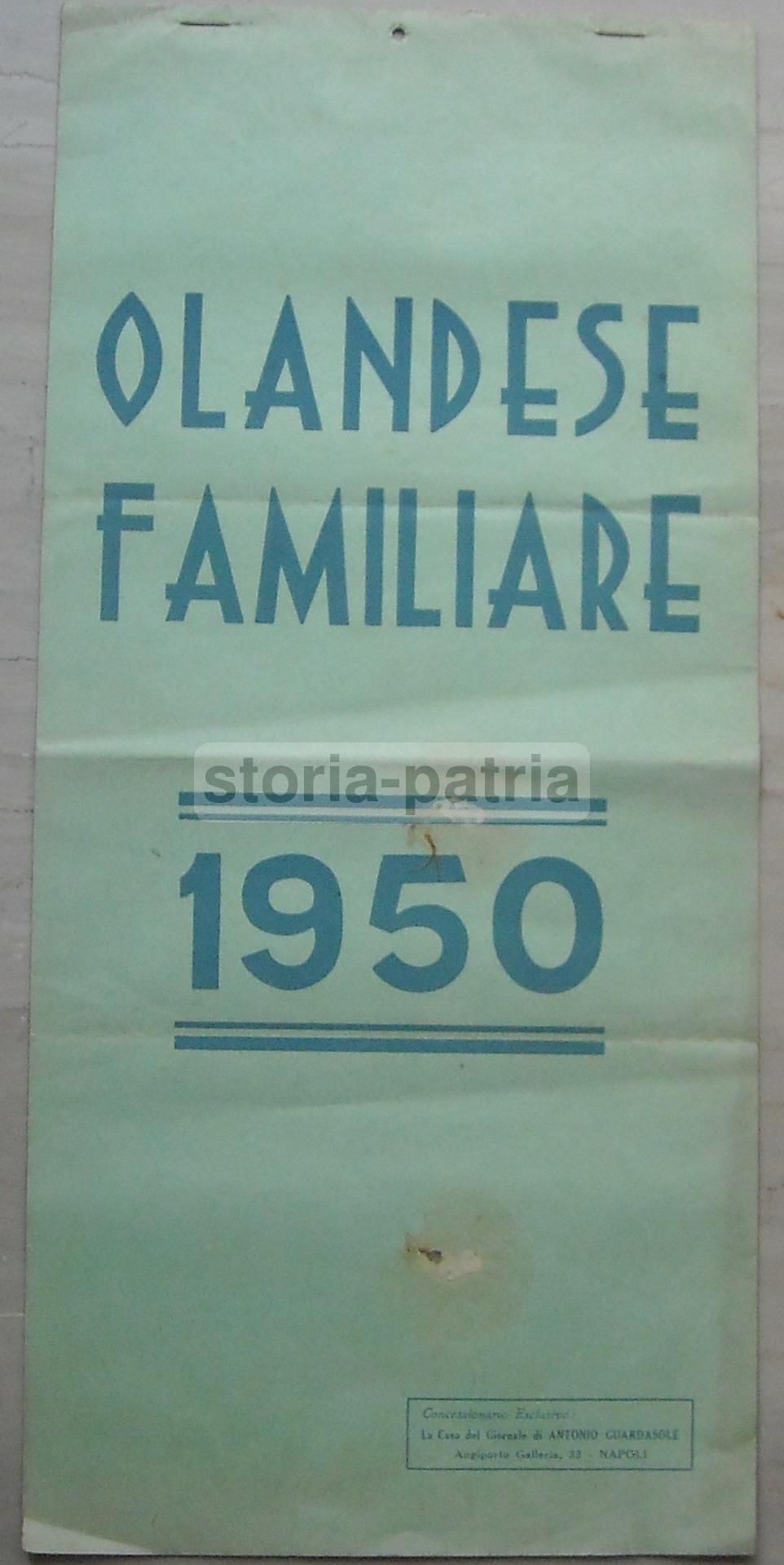 Napoli, Calendario Pubblicitario, Guardasole, Ortopedia, Pibigas, Ferrochina, Caffe immagine 5