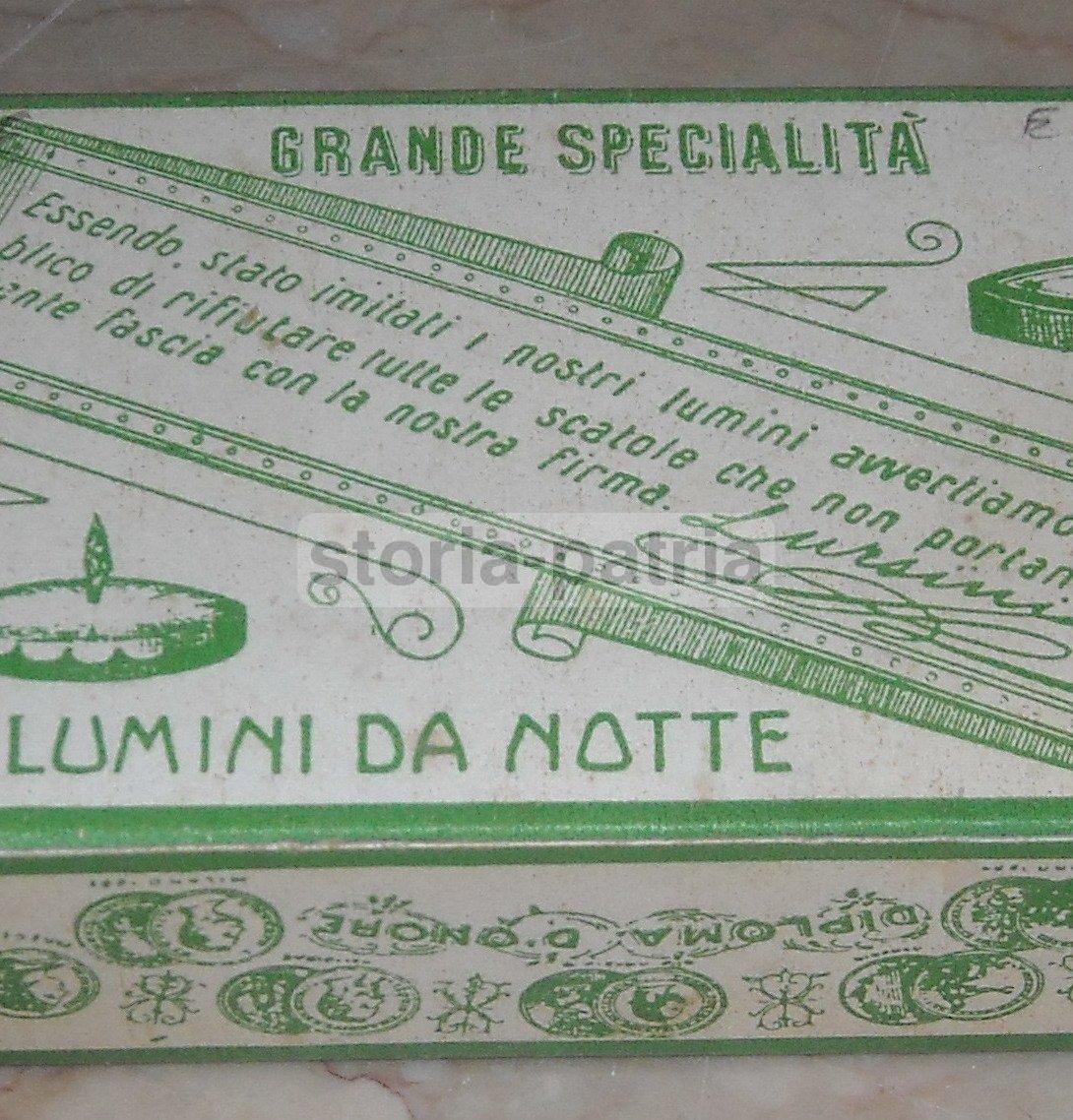 Napoli, Illuminazione, Fabbrica Ursini, Araldica, Savoia, Astuccio Pubblicitario immagine 4