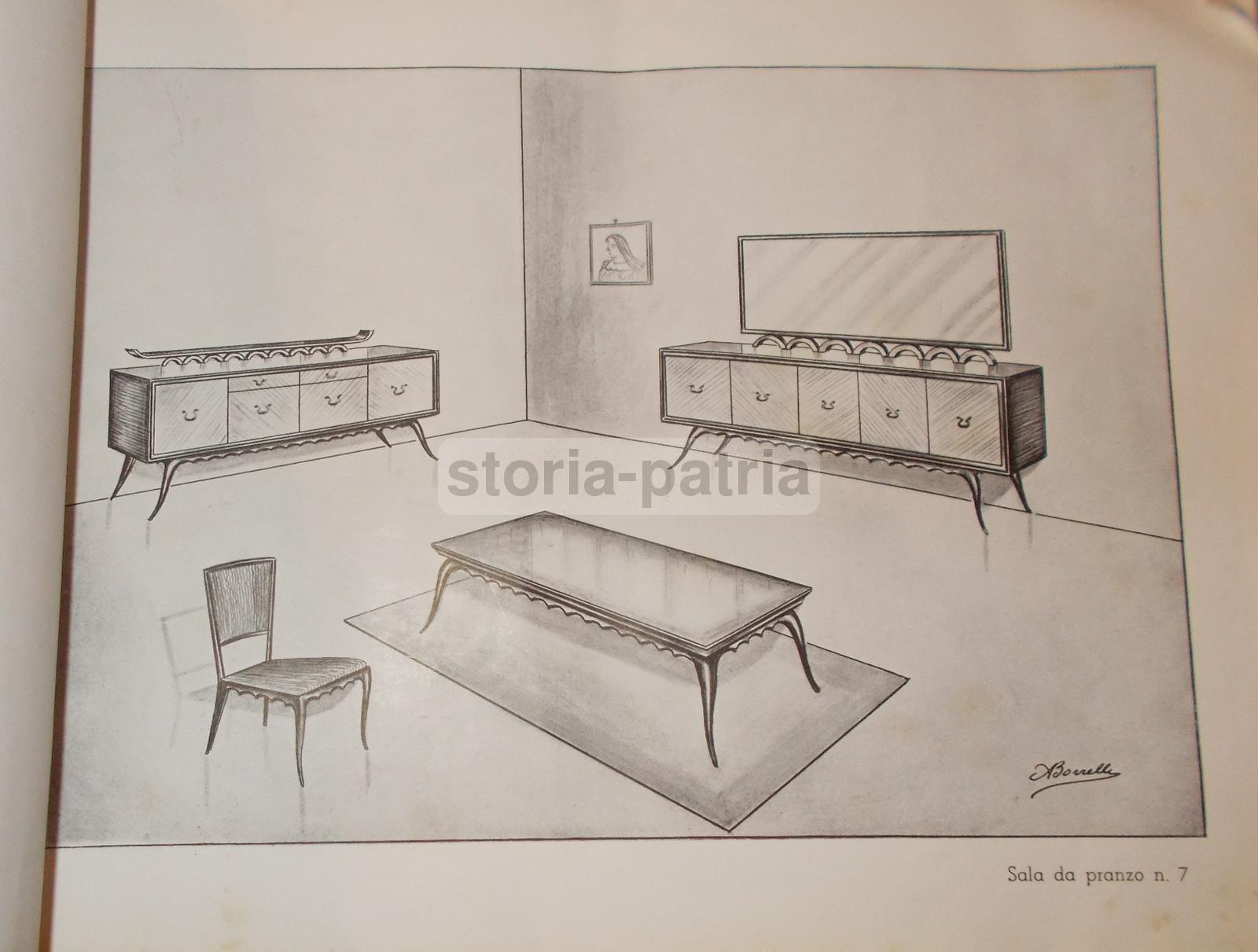 Napoli, Mobilificio Borrelli, Raro Catalogo d'Epoca, Pubblicitario, Mobili Anni 60 immagine 2