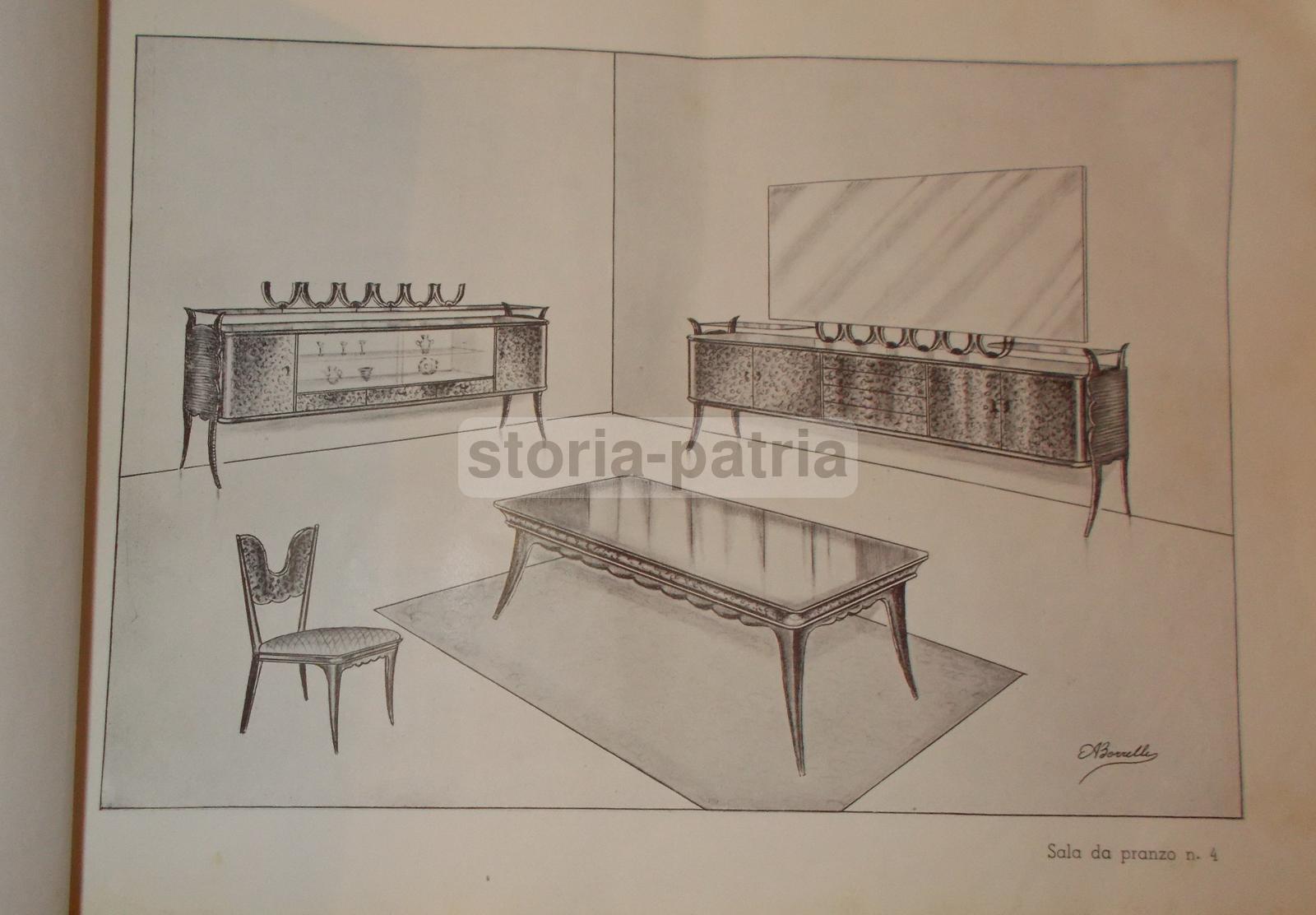 Napoli, Mobilificio Borrelli, Raro Catalogo d'Epoca, Pubblicitario, Mobili Anni 60 immagine 3