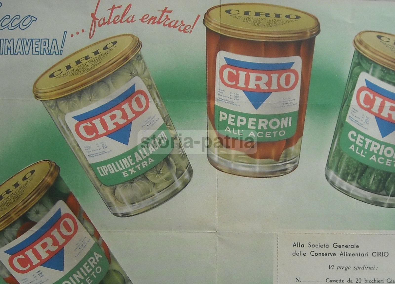 Napoli, S Giovanni A Teduccio, Cucina, Conserve Cirio, Sottaceti, Giardiniera, Stampa immagine 1