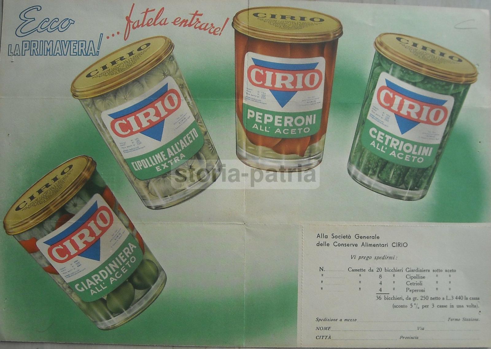 Napoli, S Giovanni A Teduccio, Cucina, Conserve Cirio, Sottaceti, Giardiniera, Stampa immagine 2