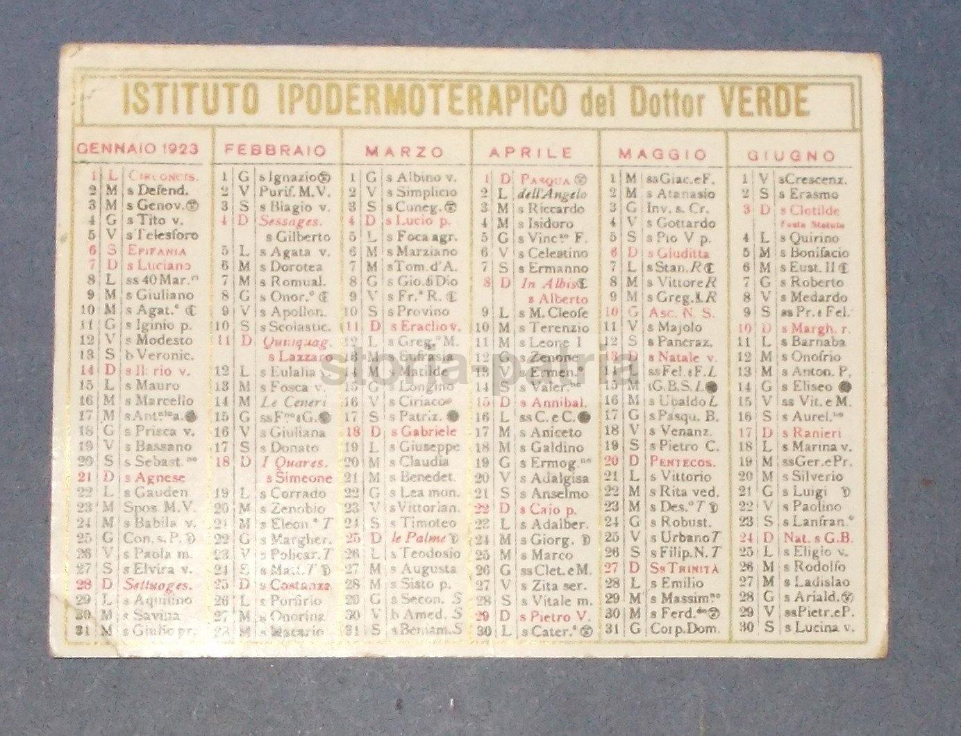 Napoli, Vomero, Medicina, Dermatologia, Farmaceutica, Istituto Dottor Verde, 1923, Raro immagine 1