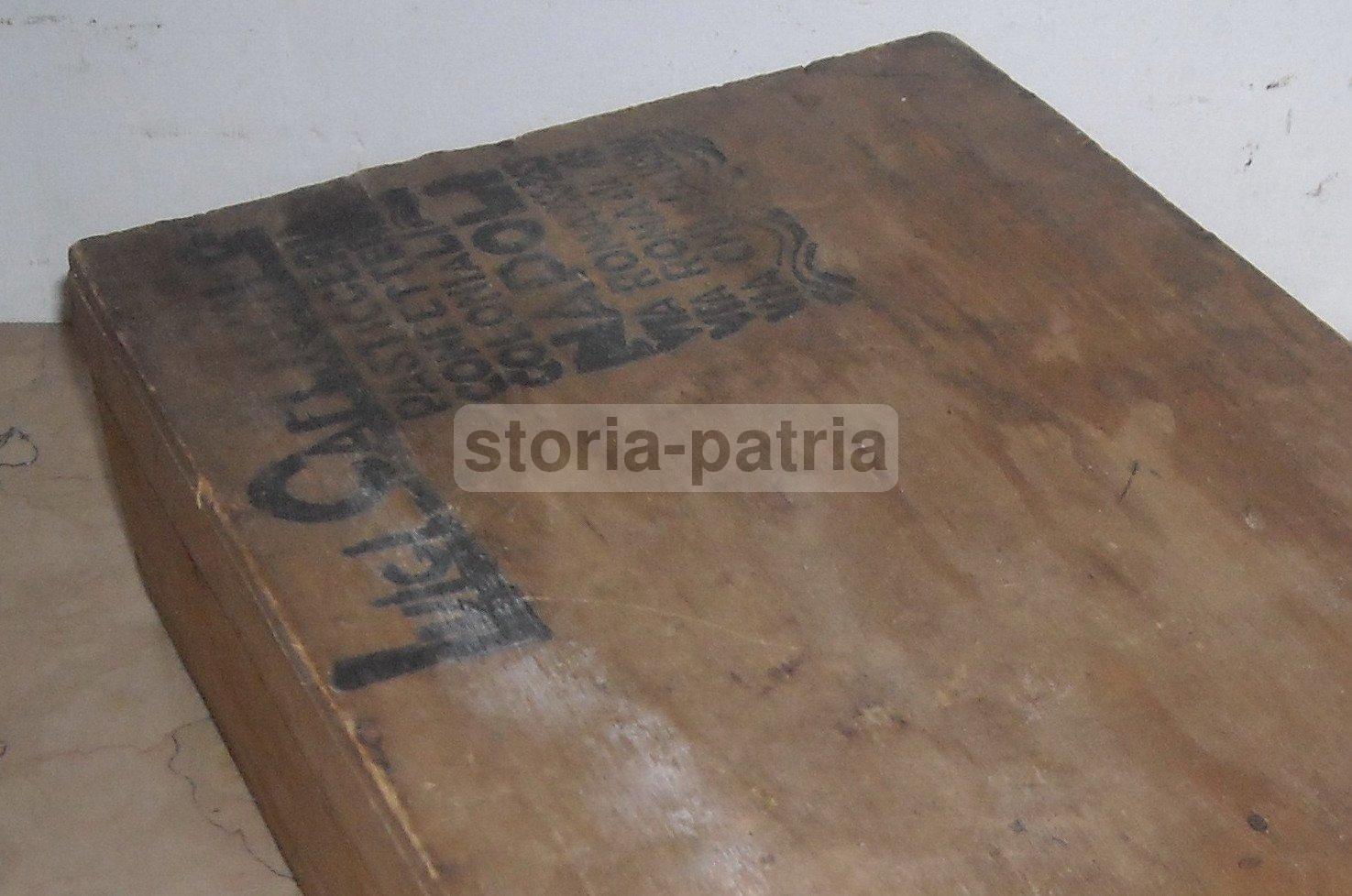 Pasticceria, Dolciaria, Confetteria, Coloniali, Napoli, Astuccio Pubblicitario, Legno immagine 7