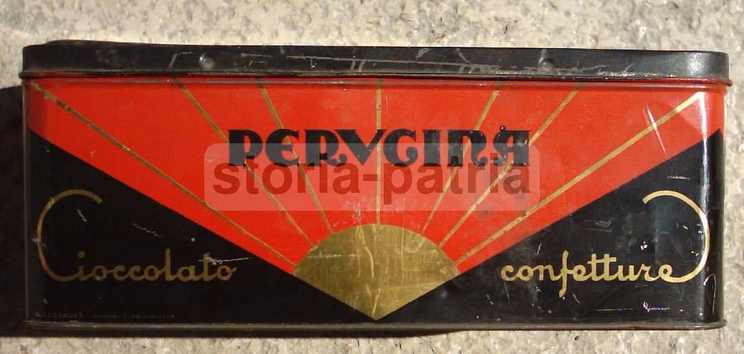 Perugia, Dolciaria, Perugina, Cioccolato, Confetture, Scatola Pubblicitaria, Art Deco immagine 2