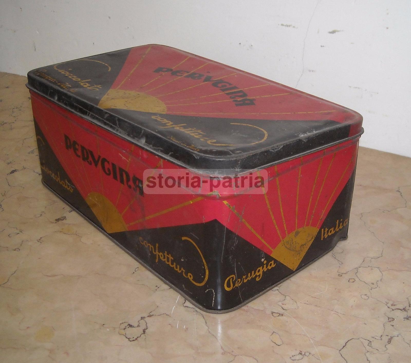 Perugia, Dolciaria, Perugina, Cioccolato, Confetture, Scatola Pubblicitaria, Art Deco immagine 5