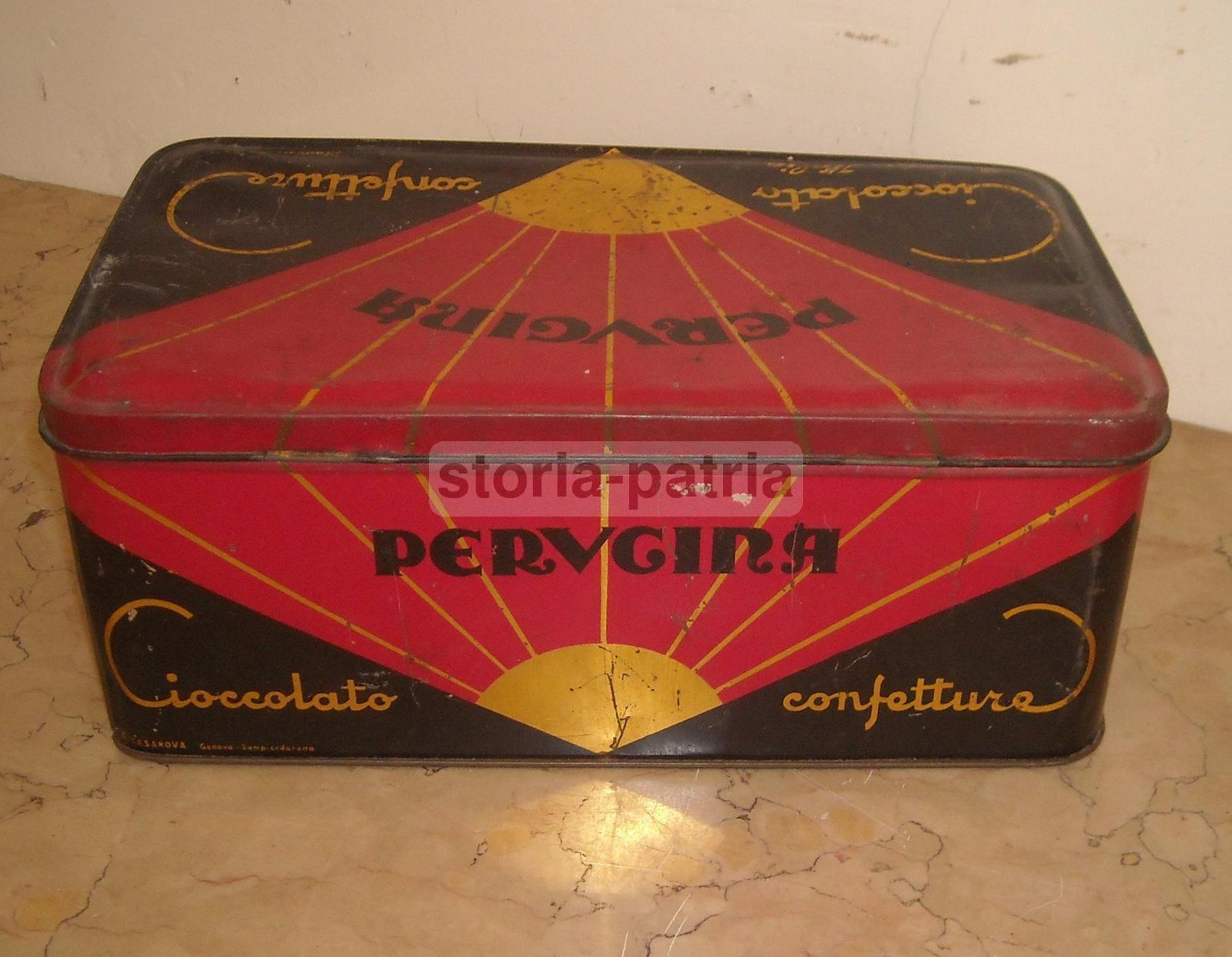 Perugia, Dolciaria, Perugina, Cioccolato, Confetture, Scatola Pubblicitaria, Art Deco immagine 6