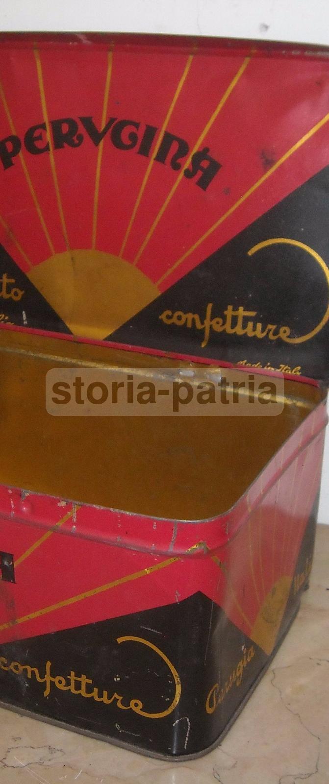 Perugia, Dolciaria, Perugina, Cioccolato, Confetture, Scatola Pubblicitaria, Art Deco immagine 8