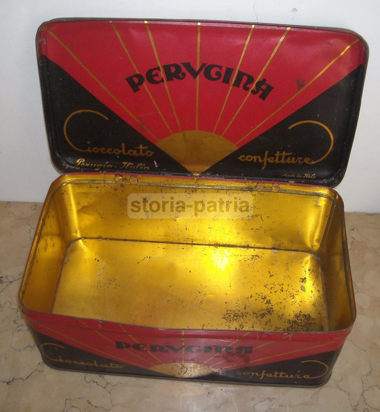 Perugia, Dolciaria, Perugina, Cioccolato, Confetture, Scatola Pubblicitaria, Art Deco immagine 9